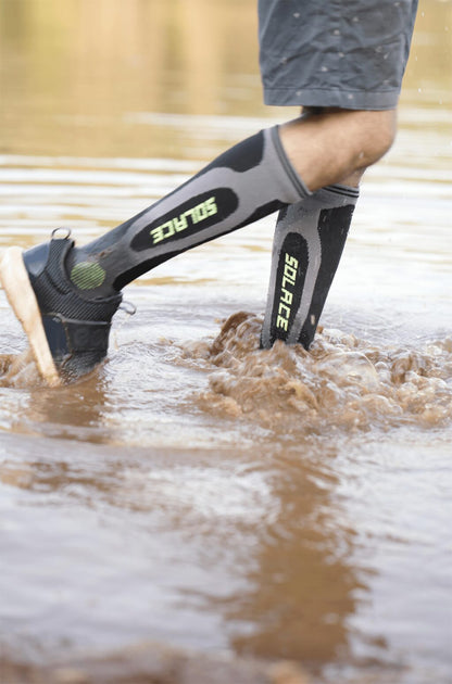 Suska Core WP Socks Black & Neon