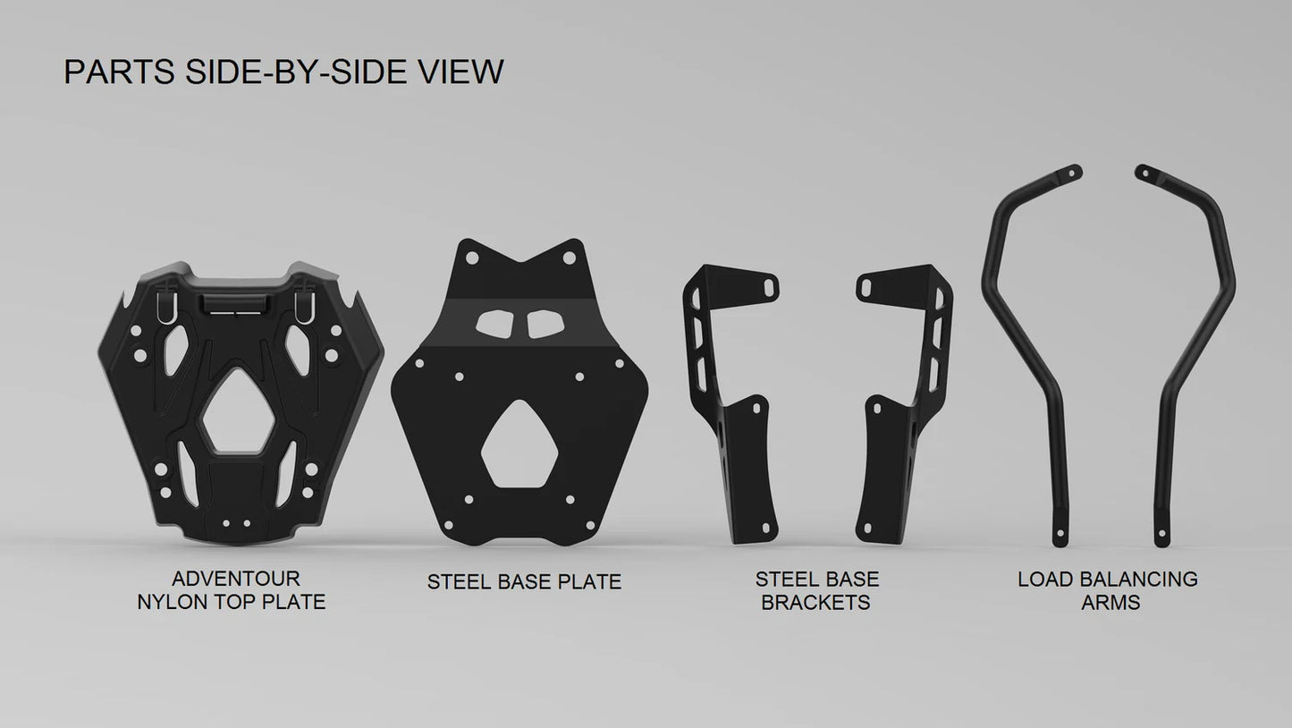AdvenTOUR Multi-Point Top Rack for KTM 390 Adventure CARBON RACING