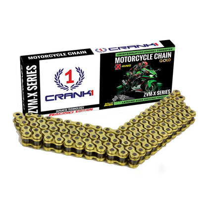 Chain For Benelli TRK 502X (2017 Onwards) - 525 Pitch x 116 Links Gold (ZVMX)