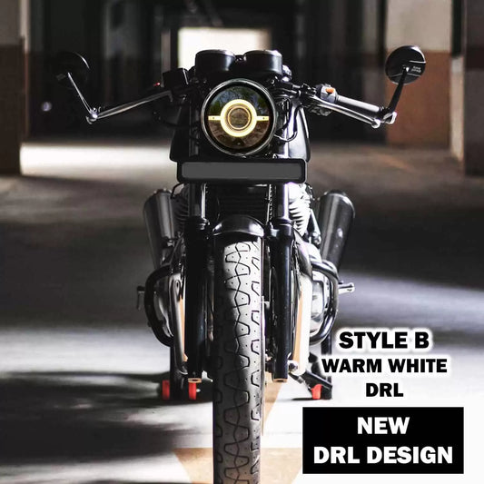 VAISHNU LED TOURING HEADLIGHT FOR ROYAL ENFIELD INTERCEPTOR/ CONTINENTAL GT650/ GT535