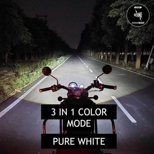 VAISHNU LED TOURING HEADLIGHT FOR ROYAL ENFIELD SUPER METEOR 650