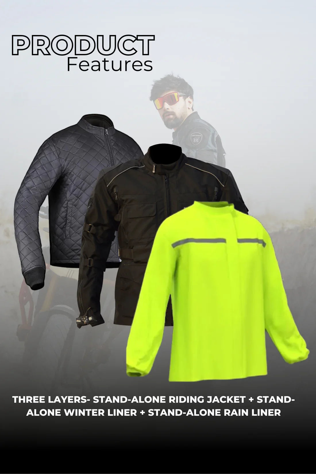 Lone Ranger Wayfarer Touring Jacket Grey