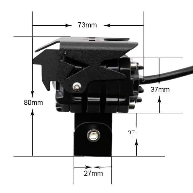 HJG 2LED MEGA DRIVE WITH HARNESS