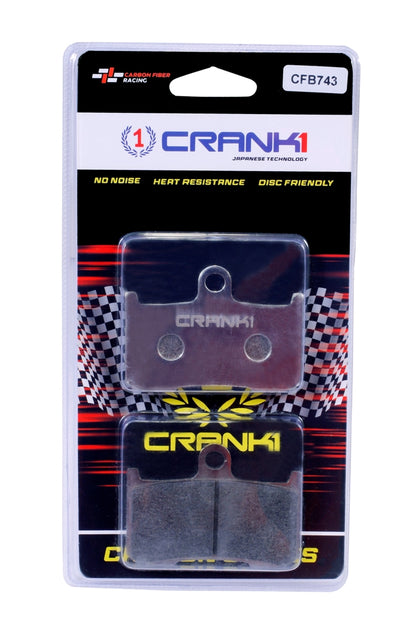 Carbon Brake Pads For Indian Chief Tain / Dark Horse (2018-2019) - Front - CFB743 - 2 Sets